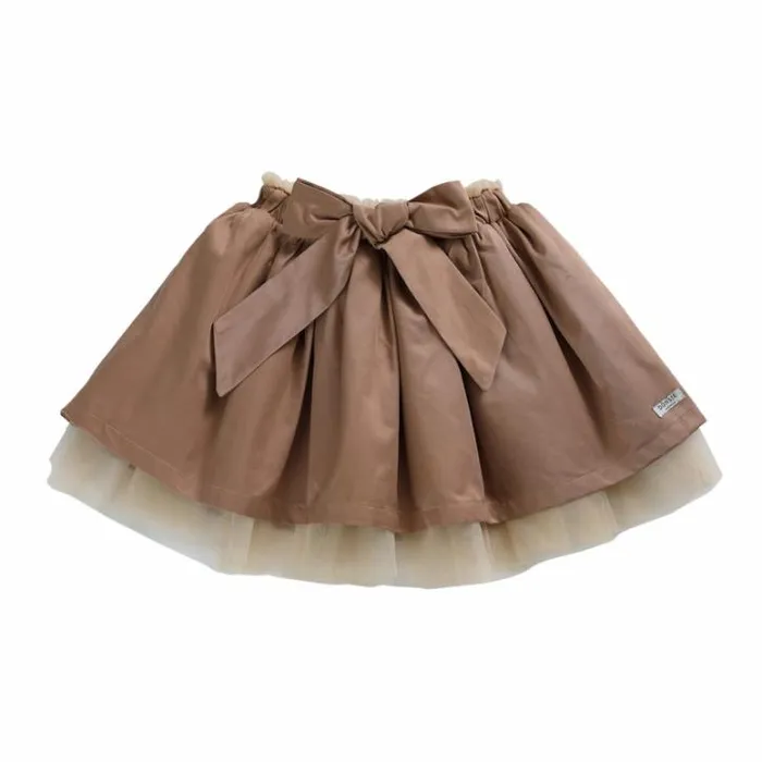 Donsje Amsterdam Dresses and Skirts Girls Steef Skirt Silvery Walnut