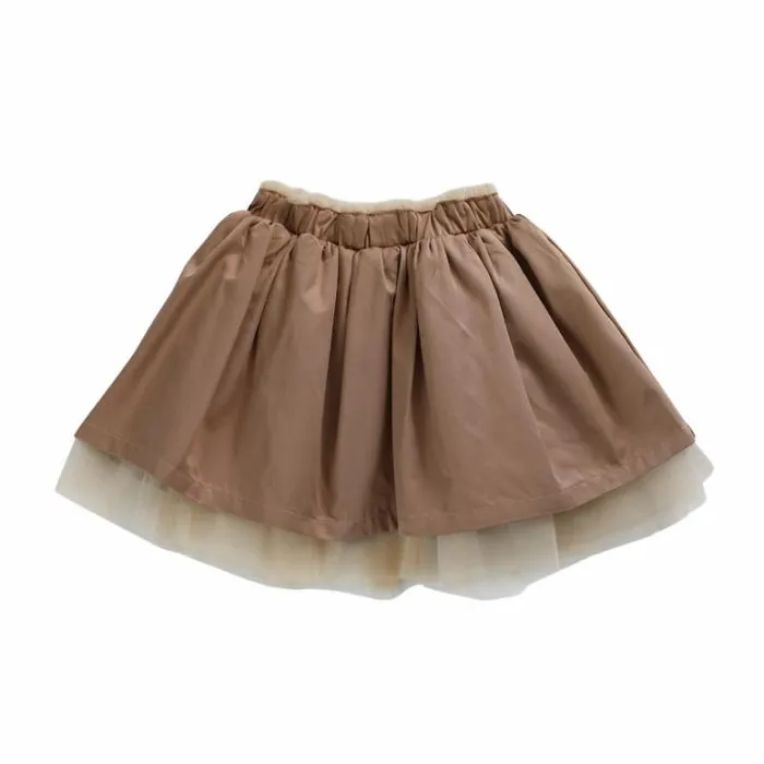 Donsje Amsterdam Dresses and Skirts Girls Steef Skirt Silvery Walnut