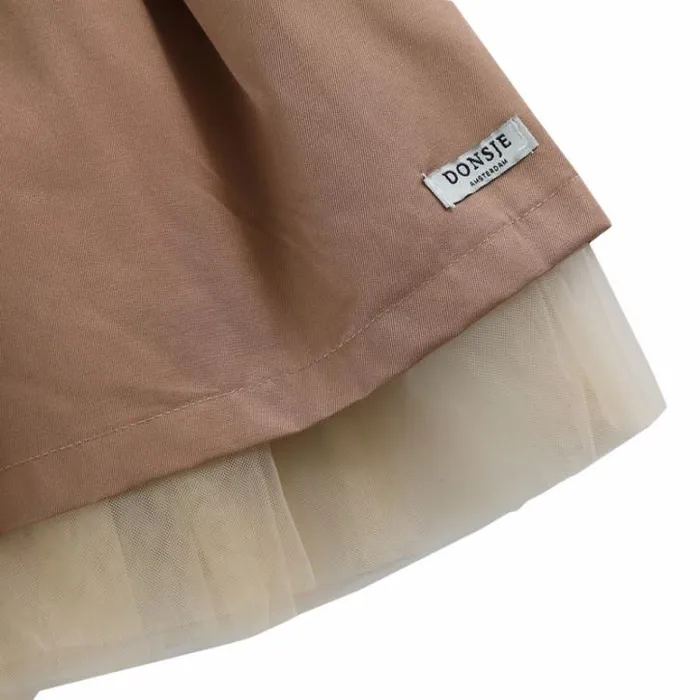 Donsje Amsterdam Dresses and Skirts Girls Steef Skirt Silvery Walnut