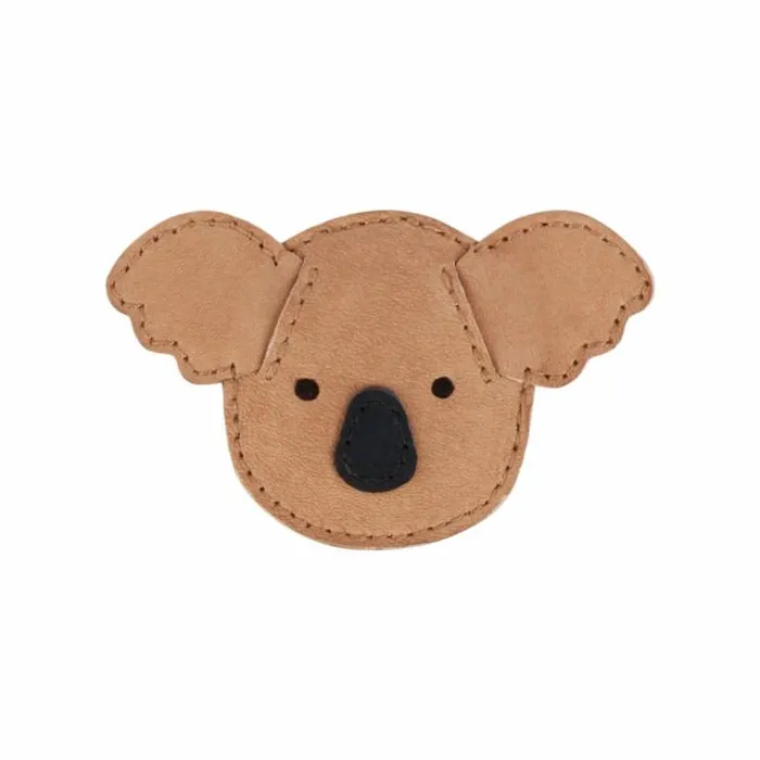 Donsje Amsterdam Hair Accessories Girls Josy Classic Hairclip Truffle Nubuck