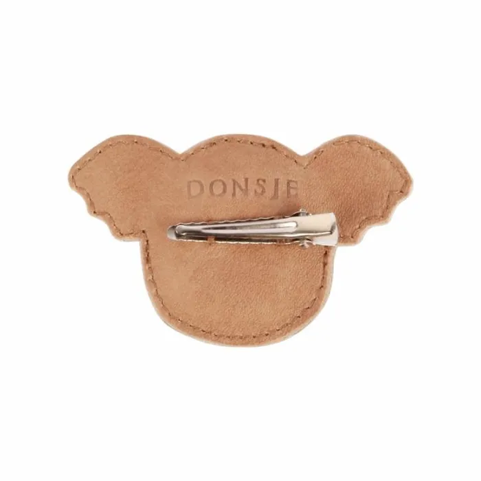 Donsje Amsterdam Hair Accessories Girls Josy Classic Hairclip Truffle Nubuck