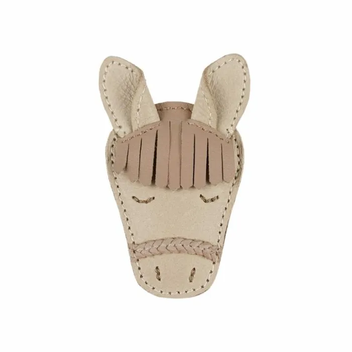 Donsje Amsterdam Hair Accessories Girls Josy Special Hairclip Ivory Classic Leather