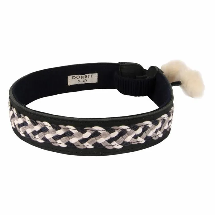 Donsje Amsterdam Hair Accessories Girls Nini Headband Navy Nubuck