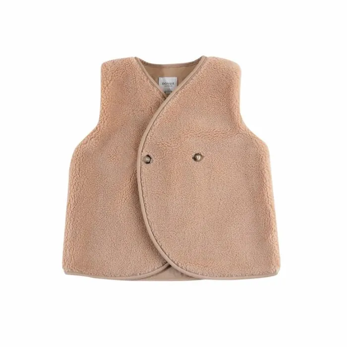 Donsje Amsterdam Jackets and Gilets Boys Monty Gilet Light Coral