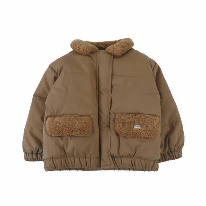 Donsje Amsterdam Jackets and Gilets Boys Wander Jacket Warm Brown