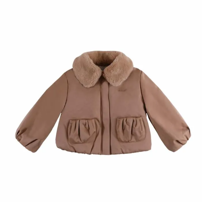 Donsje Amsterdam Jackets and Gilets Girls Bloci Jacket Apricot