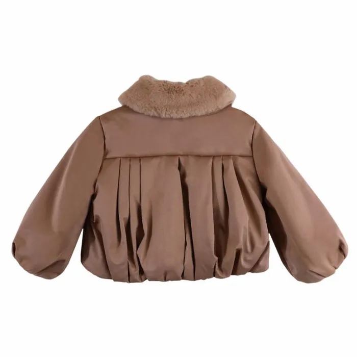 Donsje Amsterdam Jackets and Gilets Girls Bloci Jacket Apricot
