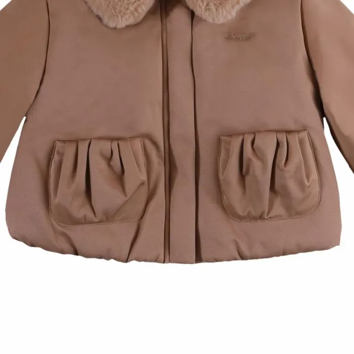Donsje Amsterdam Jackets and Gilets Girls Bloci Jacket Apricot