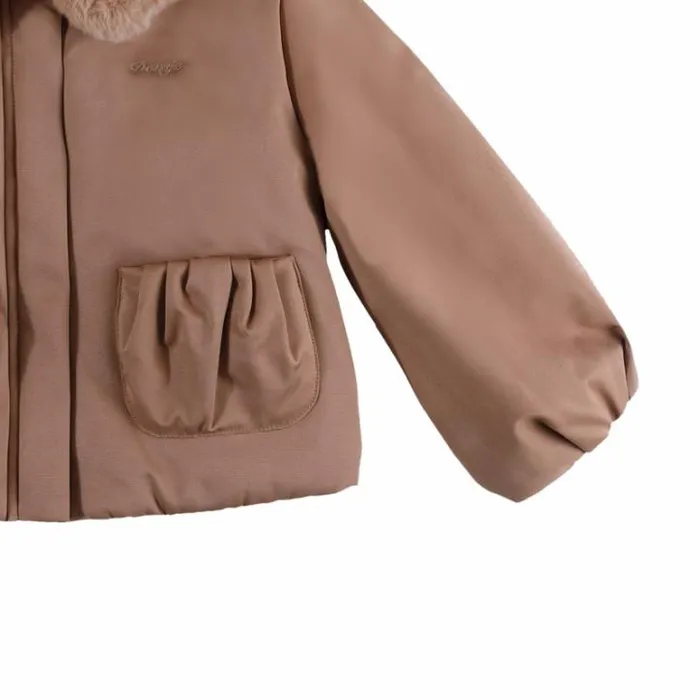 Donsje Amsterdam Jackets and Gilets Girls Bloci Jacket Apricot