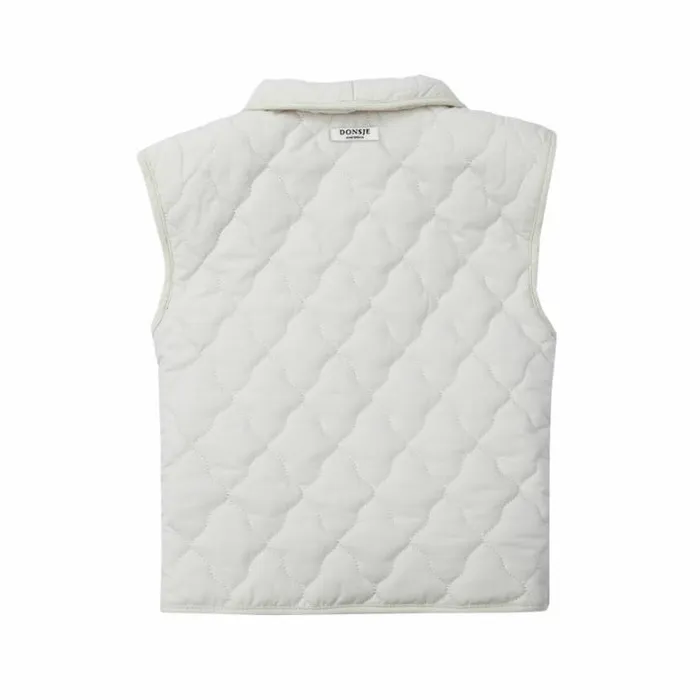 Donsje Amsterdam Jackets and Gilets Girls Blom Gilet Sand