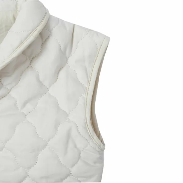 Donsje Amsterdam Jackets and Gilets Girls Blom Gilet Sand