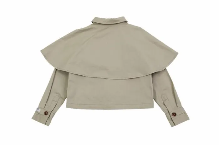 Donsje Amsterdam Jackets and Gilets Girls Lacos Jacket Sand Stone