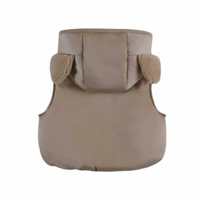 Donsje Amsterdam Jackets and Gilets Girls Luijx Bodywarmer Soft Taupe