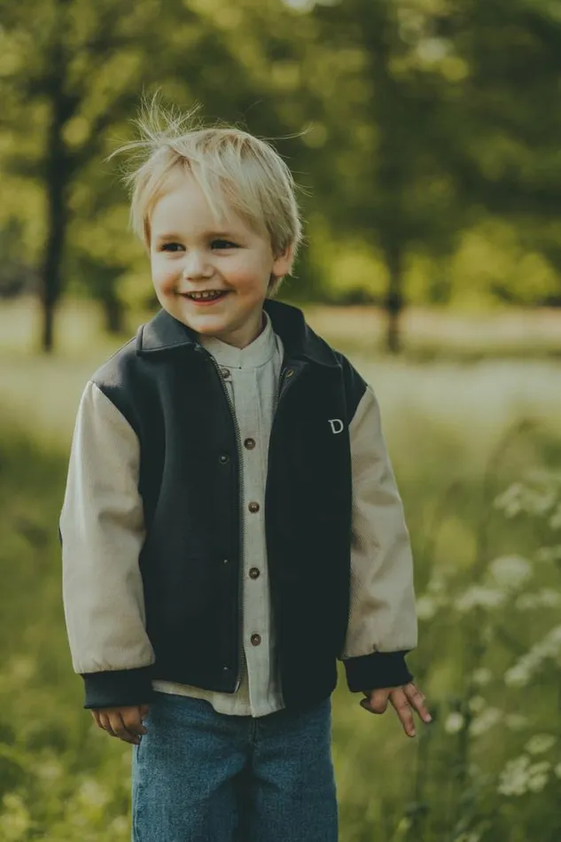 Donsje Amsterdam Jackets and Gilets Girls Pellier Jacket Night Blue