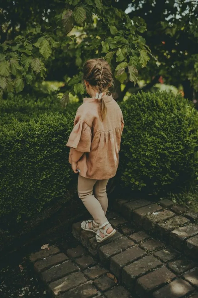 Donsje Amsterdam Jackets and Gilets Girls Rosalie Jacket Rust Metallic
