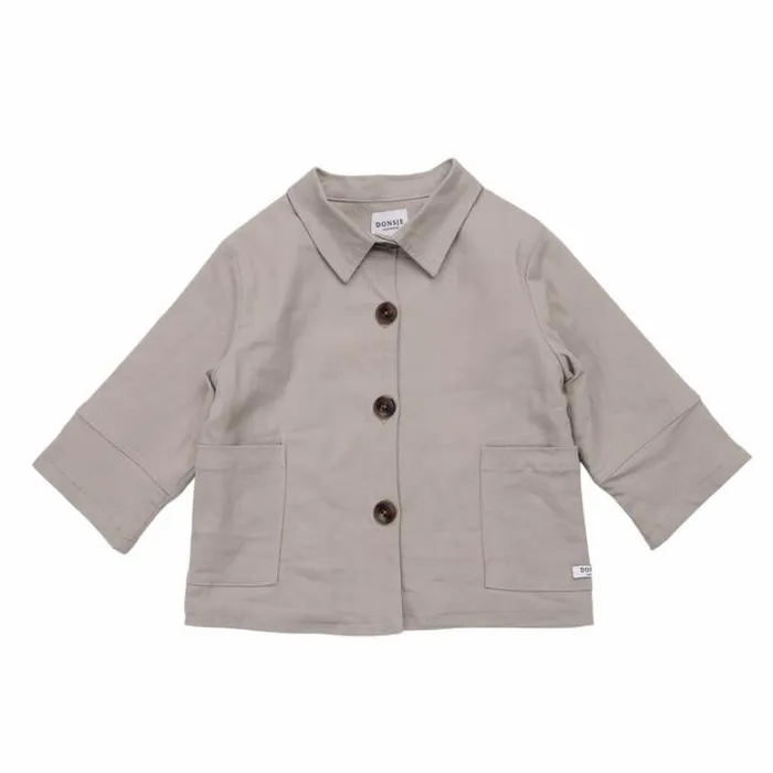 Donsje Amsterdam Jackets and Gilets Girls Sasha Jacket Goose Grey