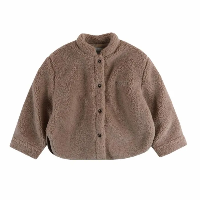 Donsje Amsterdam Jackets and Gilets Girls Thom Overshirt Hazelnut