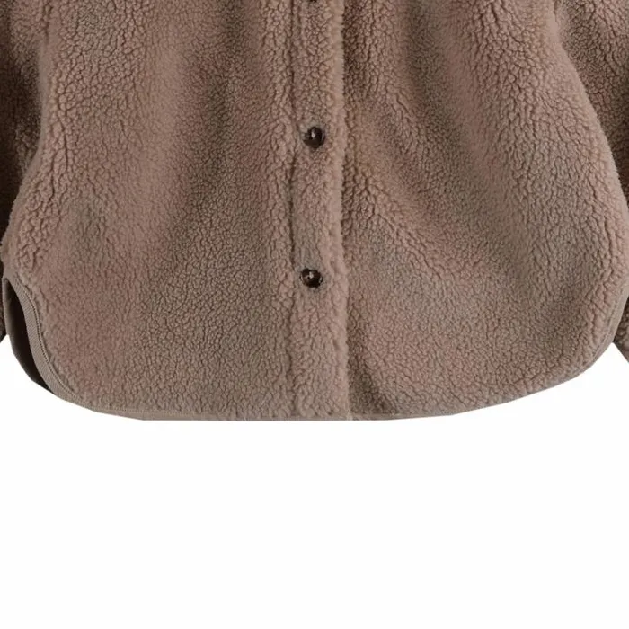 Donsje Amsterdam Jackets and Gilets Girls Thom Overshirt Hazelnut