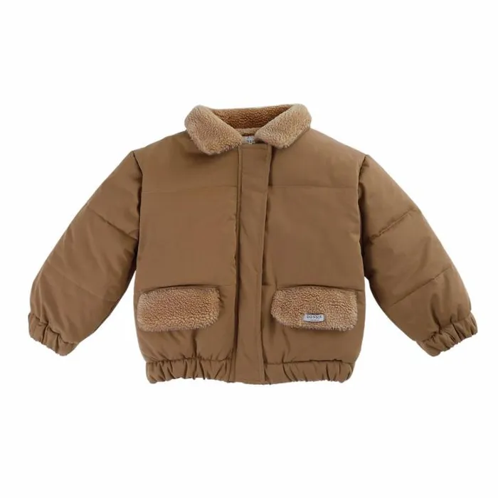 Donsje Amsterdam Jackets and Gilets Girls Wander Jacket Praline