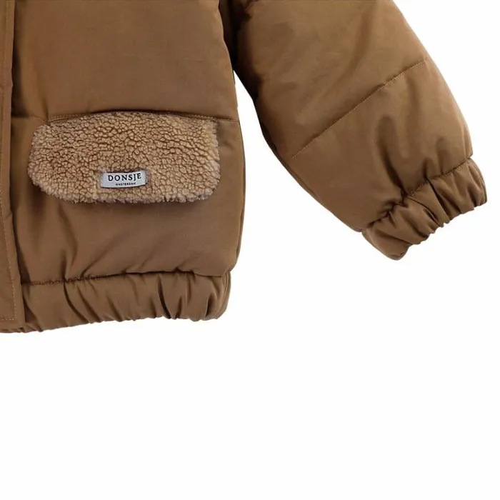 Donsje Amsterdam Jackets and Gilets Girls Wander Jacket Praline
