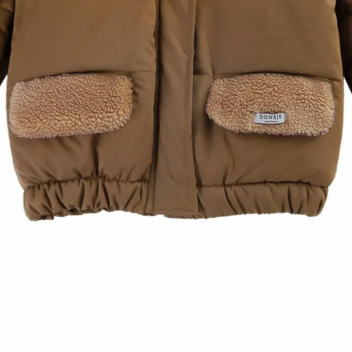 Donsje Amsterdam Jackets and Gilets Girls Wander Jacket Praline