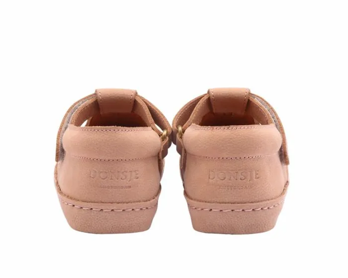 Donsje Amsterdam Low Shoes Girls Bowi Coral Betting Leather