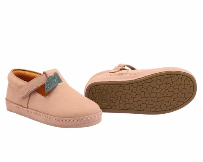 Donsje Amsterdam Low Shoes Girls Bowi Coral Betting Leather