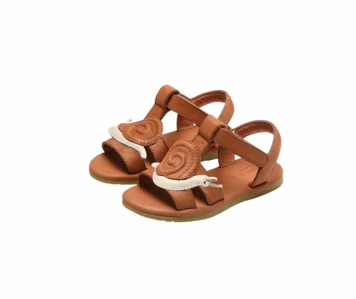 Donsje Amsterdam Sandals Boys Escar Sandals Walnut Leather