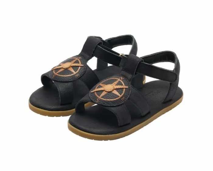 Donsje Amsterdam Sandals Boys Mattia Navy Leather