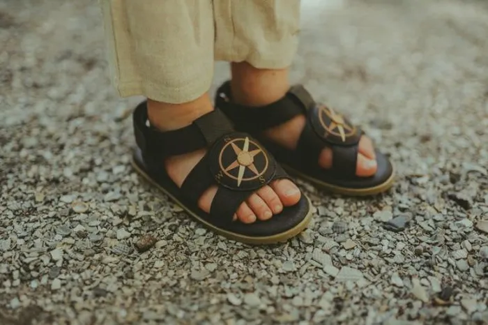 Donsje Amsterdam Sandals Boys Mattia Navy Leather