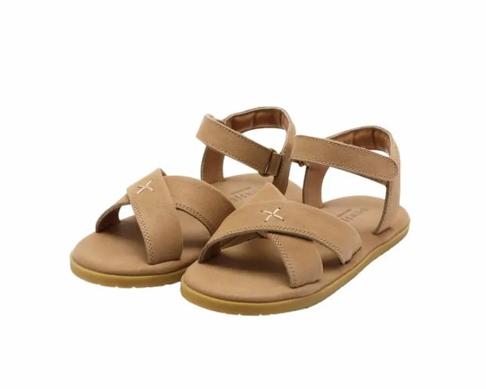 Donsje Amsterdam Sandals Boys Qotis Sandals Taupe Leather