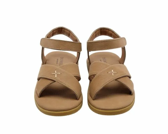 Donsje Amsterdam Sandals Boys Qotis Sandals Taupe Leather