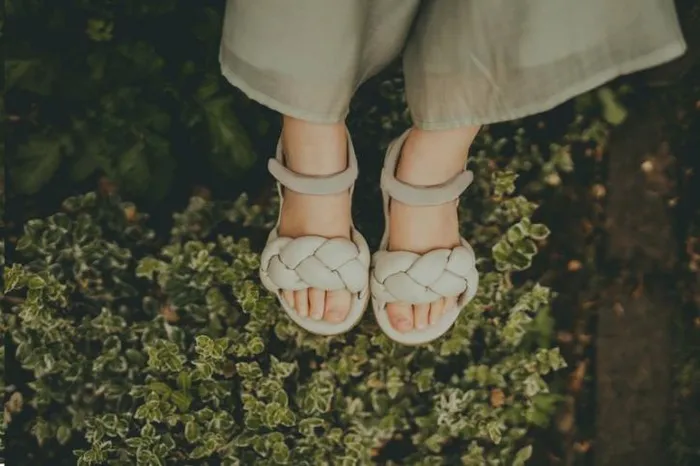 Donsje Amsterdam Sandals Girls Benz Sandals Cream Sheep Leather