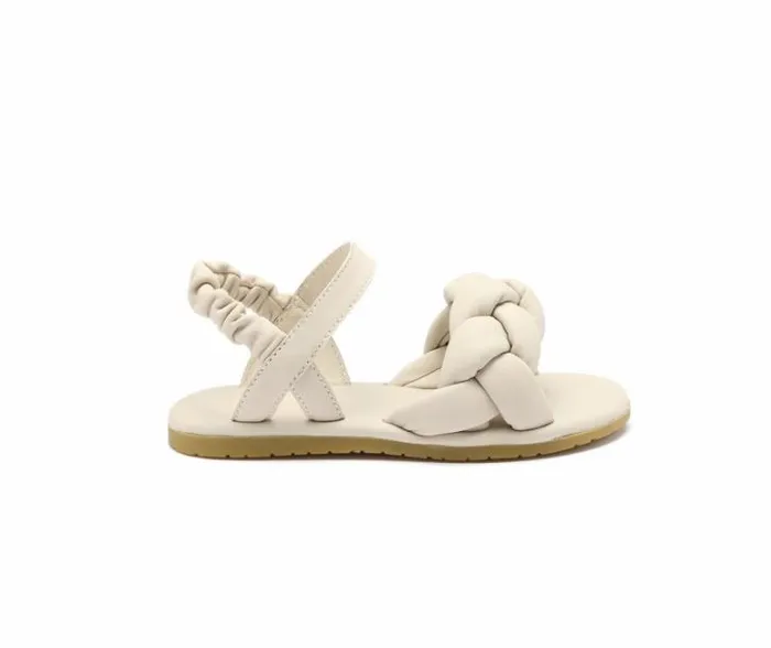 Donsje Amsterdam Sandals Girls Benz Sandals Cream Sheep Leather