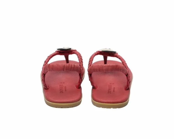 Donsje Amsterdam Sandals Girls Eva Red Clay Leather