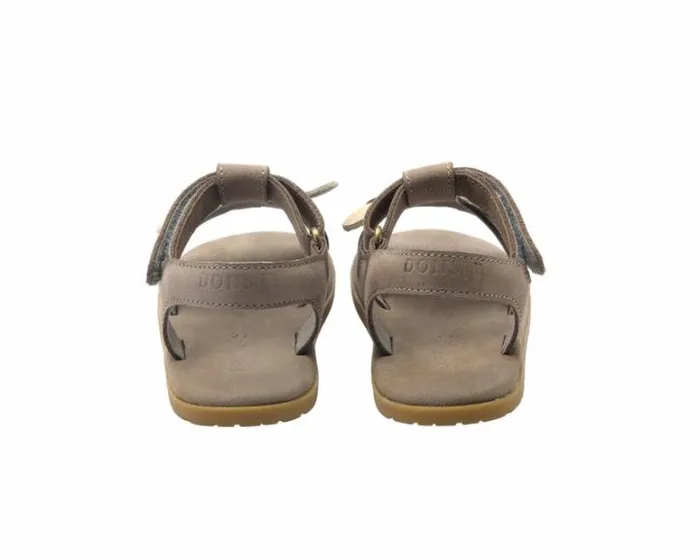 Donsje Amsterdam Sandals Girls Iles Sky Light Grey Betting Leather