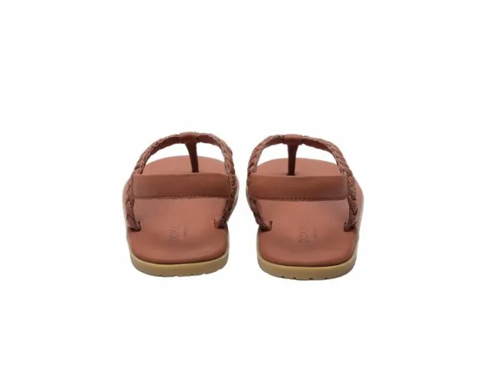 Donsje Amsterdam Sandals Girls Jackson Walnut Leather