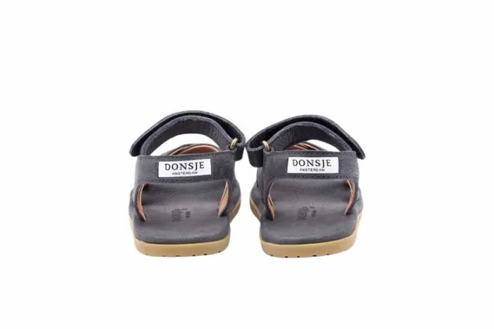 Donsje Amsterdam Sandals Girls Qotis Sandals Stellar Blue Leather