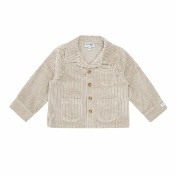 Donsje Amsterdam Shirts and Blouses Baby Auberger Overshirt Taupe
