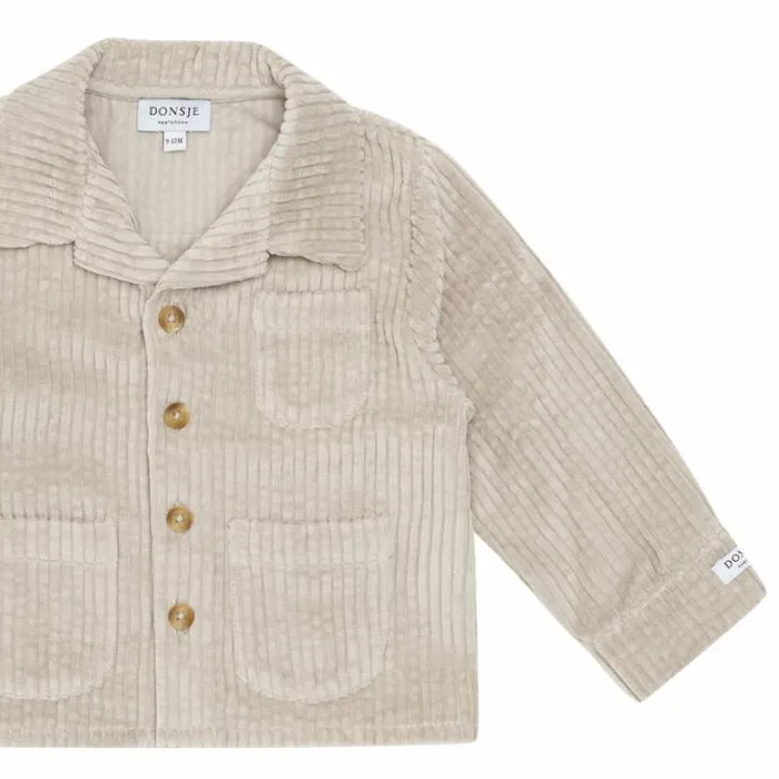 Donsje Amsterdam Shirts and Blouses Baby Auberger Overshirt Taupe