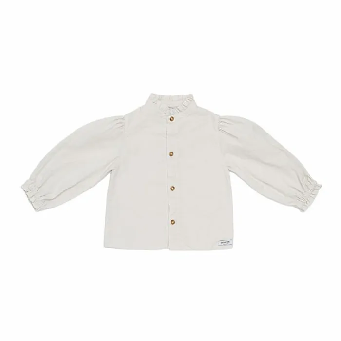 Donsje Amsterdam Shirts and Blouses Baby Qoze Blouse White Sand