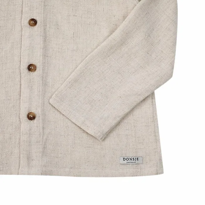 Donsje Amsterdam Shirts and Blouses Boys Jaims Shirt Warm White Melange