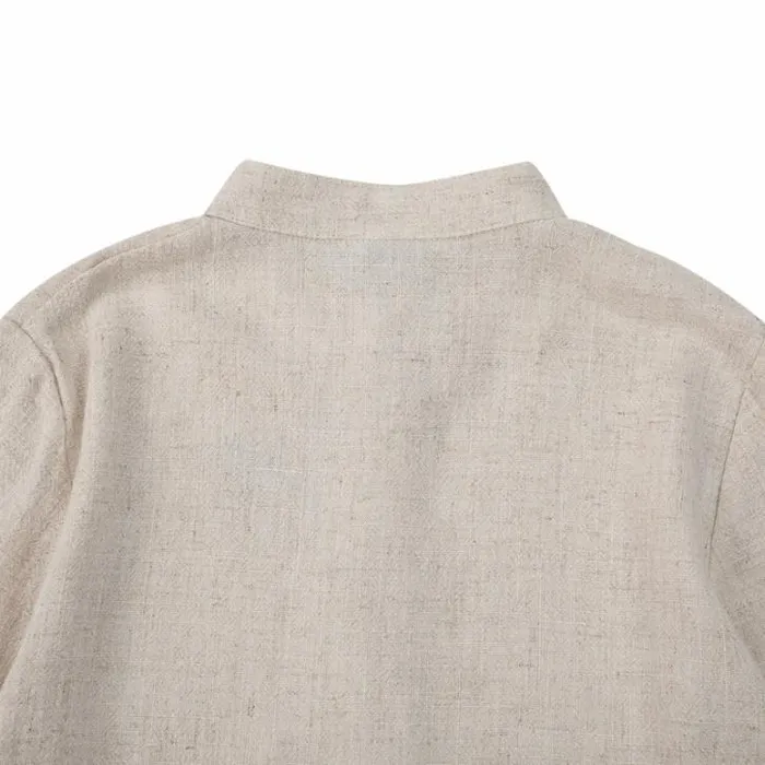 Donsje Amsterdam Shirts and Blouses Boys Jaims Shirt Warm White Melange