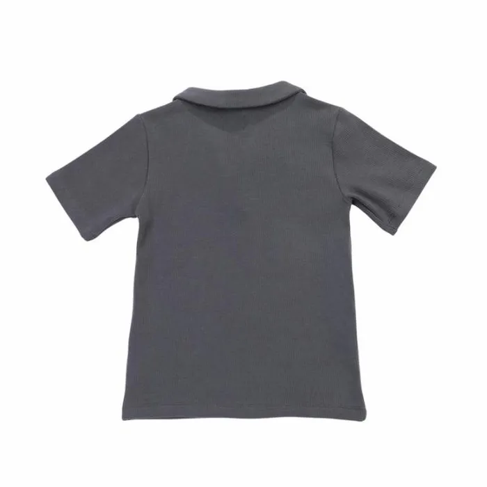 Donsje Amsterdam Shirts and Blouses Boys Sander Shirt Dark Spruce