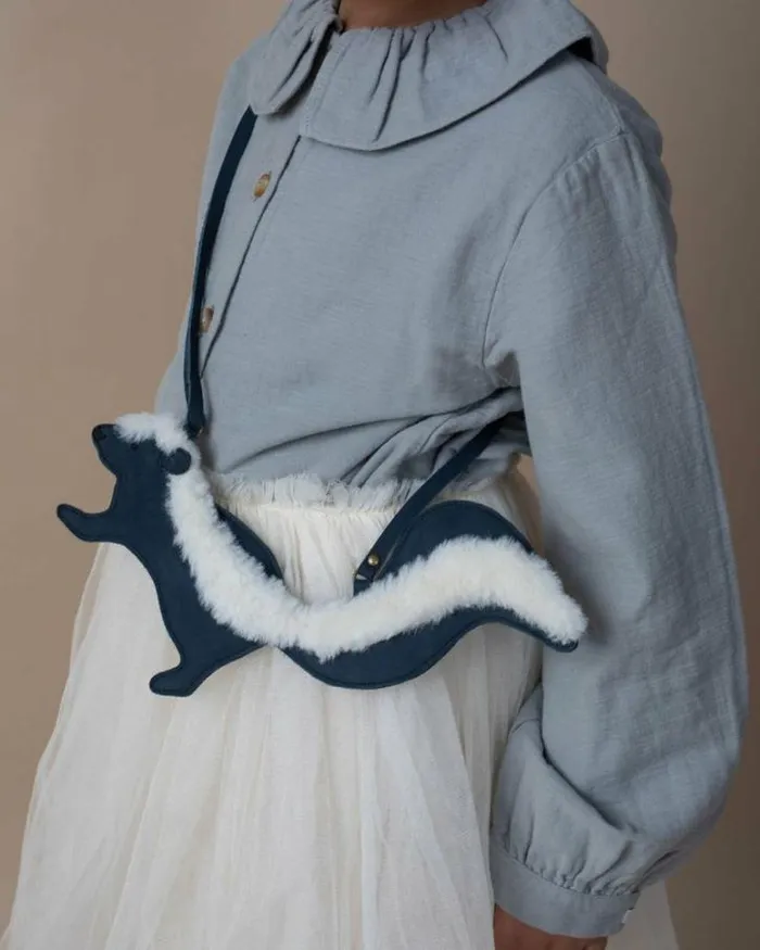 Donsje Amsterdam Shirts and Blouses Girls Evy Blouse Pigeon Blue