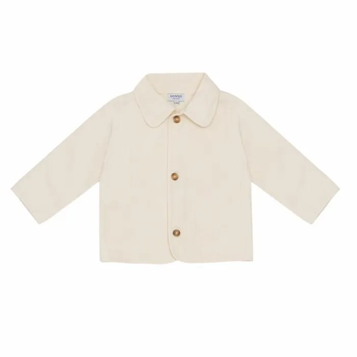 Donsje Amsterdam Shirts and Blouses Girls Henry Overshirt Warm White