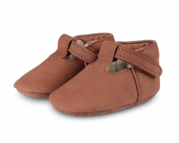Donsje Amsterdam Shoes Baby Elia Lining Shoes Walnut Nubuck