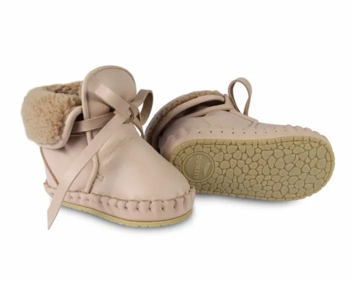Donsje Amsterdam Shoes Baby Jaya Light Rust Leather