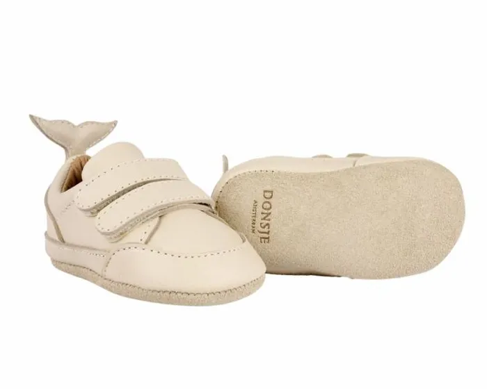 Donsje Amsterdam Shoes Baby Levin Sneakers Cream Leather