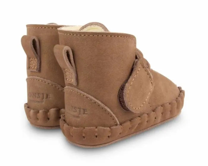 Donsje Amsterdam Shoes Baby Mace Booties Hazelnut Nubuck
